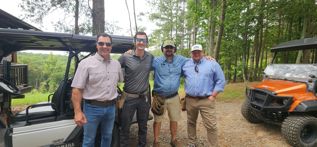 Participants at the 3rd annual clays event